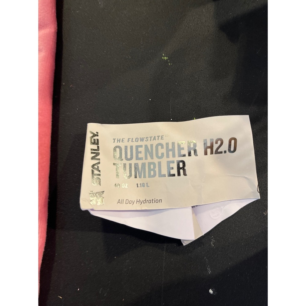 Stanley x LoveShackFancy Quencher H2.0 FlowState Tumbler 40oz Pink Character New - Picture 6 of 7